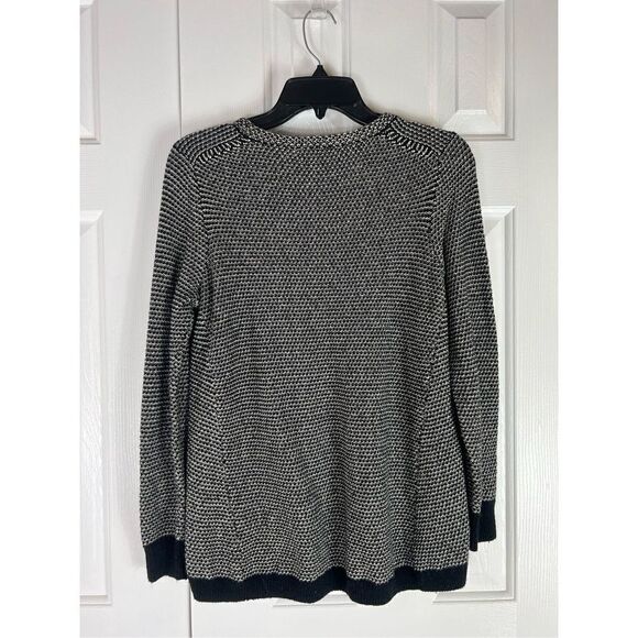 Madewell Womens Riverside Pullover Dot Weave Black and White Sweater Size Small - Picture 4 of 4